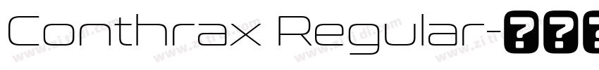 Conthrax Regular字体转换 Conthrax Regular字体转换